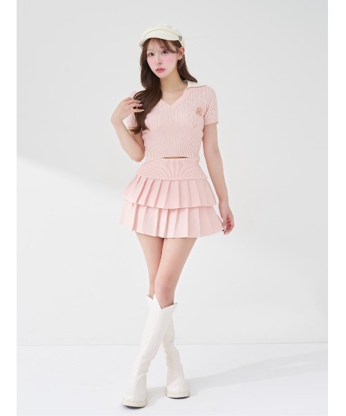 Darich（ダーリッチ） セットアップ レイヤードライクニット