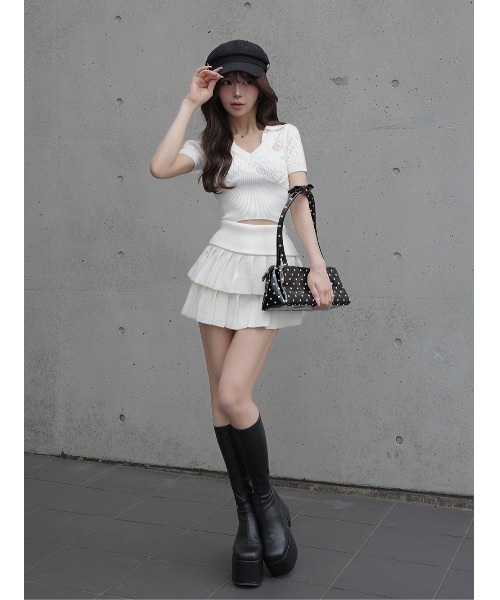 Darich（ダーリッチ） セットアップ レイヤードライクニット