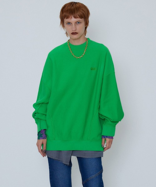 「MAISON SPECIAL」 スウェットカットソー FREE グリーン レディース