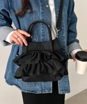 トートバッグ Lee/メッシュフリル 2way...の詳細画像2
