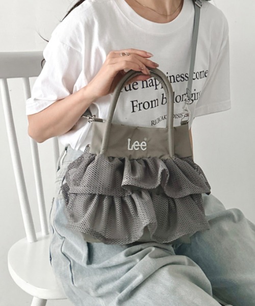 Lee（リー） トートバッグ Lee/メッシュフリル 2way バッグ/軽量