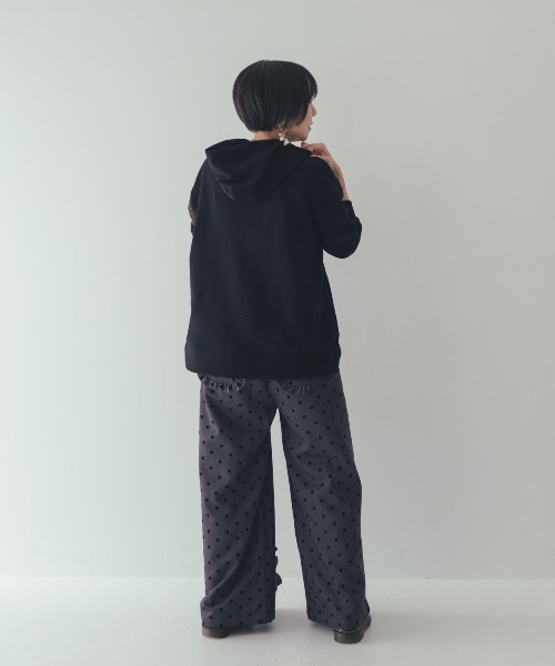 「unica」 イージーパンツ F ネイビー レディース_画像7