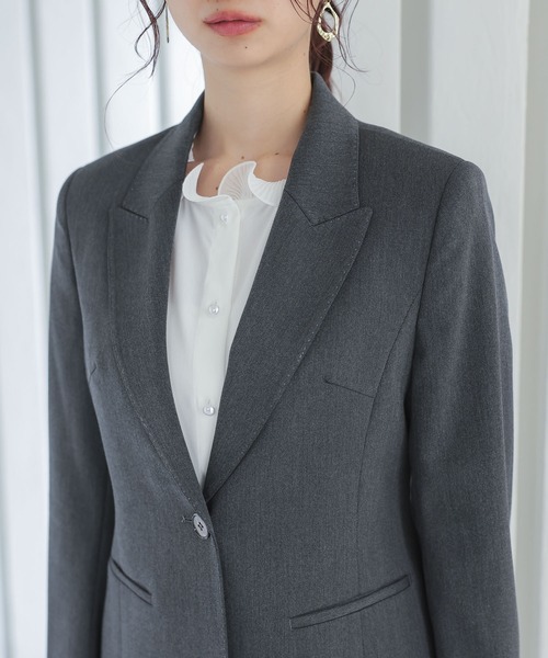 「DRESS PLUS」 パンツスーツ L ネイビー レディース_画像5
