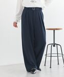 ワイドパンツ スラックス パンツ 「セットアッ...の詳細画像3