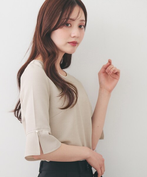 index（インデックス） uvカット tシャツ 「接触冷感／UVケア」フレア