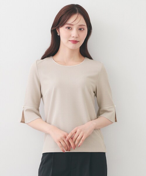 index（インデックス） tシャツ 「接触冷感／UVケア」フレアスリーブ
