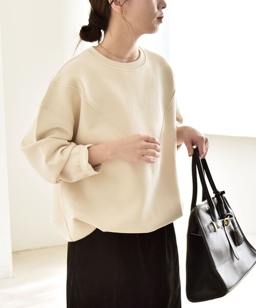 「quaranciel」 長袖カットソー ONE SIZE ブルー レディース_画像9