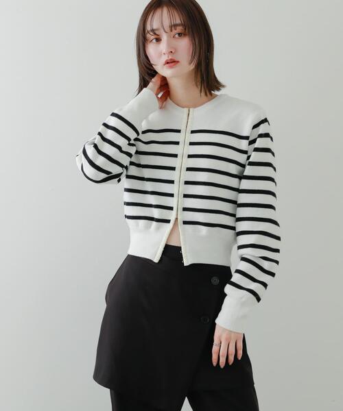 「SENSE OF PLACE by URBAN RESEARCH」 長袖カットソー ONE ネイビー レディース_画像2