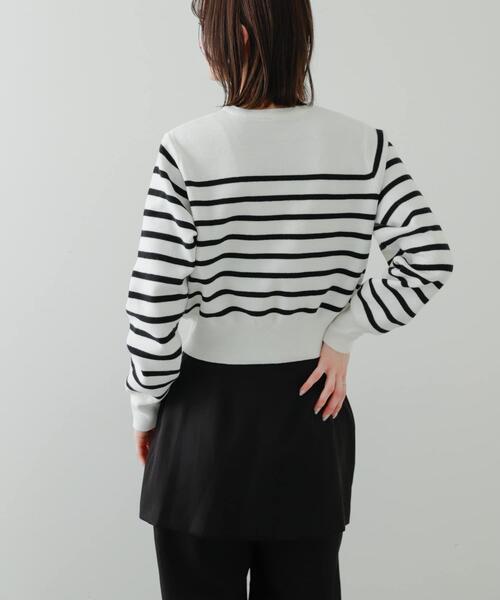 「SENSE OF PLACE by URBAN RESEARCH」 長袖カットソー ONE ネイビー レディース_画像4