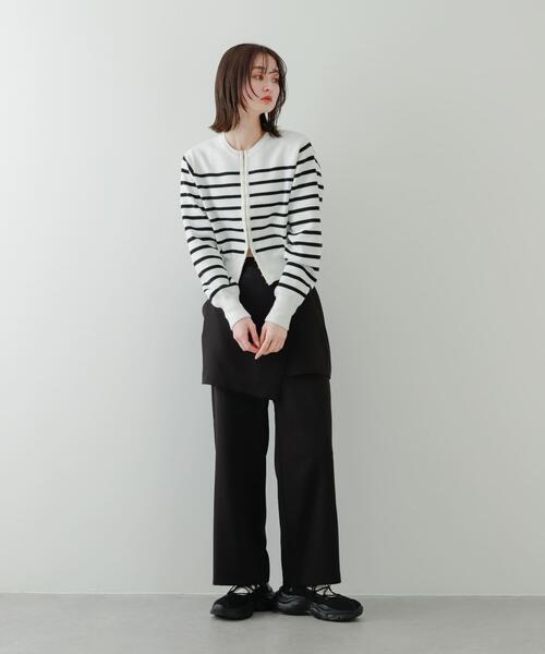 「SENSE OF PLACE by URBAN RESEARCH」 長袖カットソー ONE ネイビー レディース_画像5