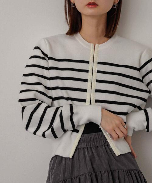 「SENSE OF PLACE by URBAN RESEARCH」 長袖カットソー ONE ネイビー レディース_画像6