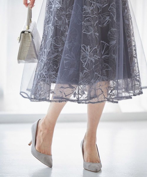 「tocco closet」 ドッキングワンピース M ブルー レディース_画像3