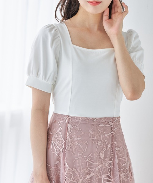 「tocco closet」 ドッキングワンピース M ブルー レディース_画像8