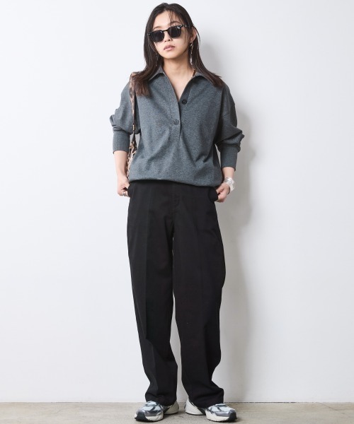 「CHIC STYLE」 スウェットカットソー L ブラウン レディース_画像7