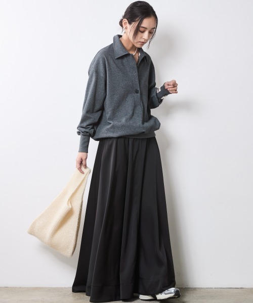 「CHIC STYLE」 スウェットカットソー L ブラウン レディース_画像9