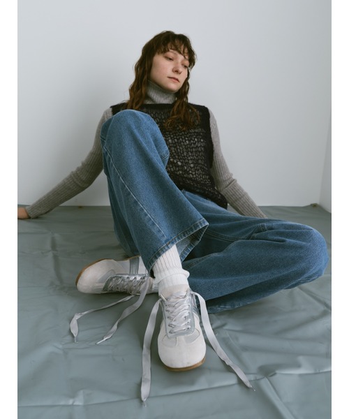 「un/neu」 ローカットスニーカー MEDIUM ブラック系その他 レディース_画像2