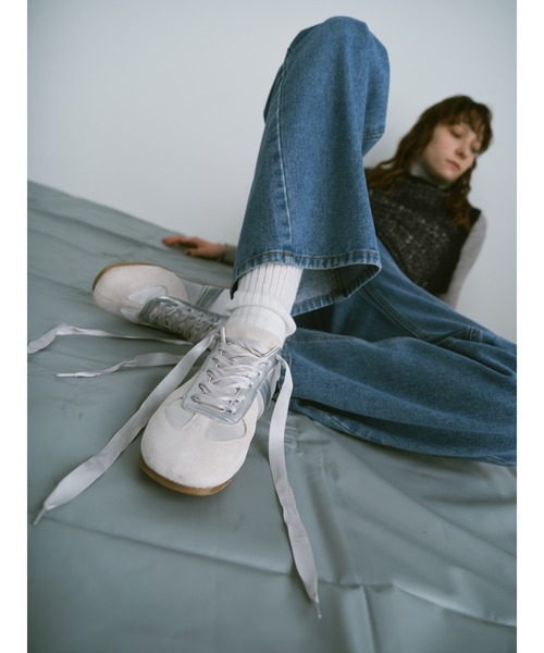 「un/neu」 ローカットスニーカー MEDIUM ブラック系その他 レディース_画像3