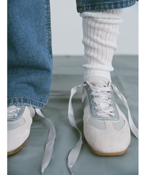 「un/neu」 ローカットスニーカー MEDIUM ブラック系その他 レディース_画像4