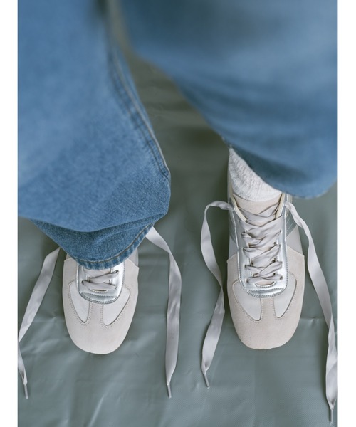 「un/neu」 ローカットスニーカー MEDIUM ブラック系その他 レディース_画像5
