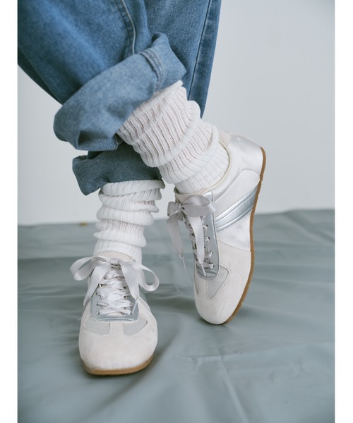 「un/neu」 ローカットスニーカー MEDIUM ブラック系その他 レディース_画像6