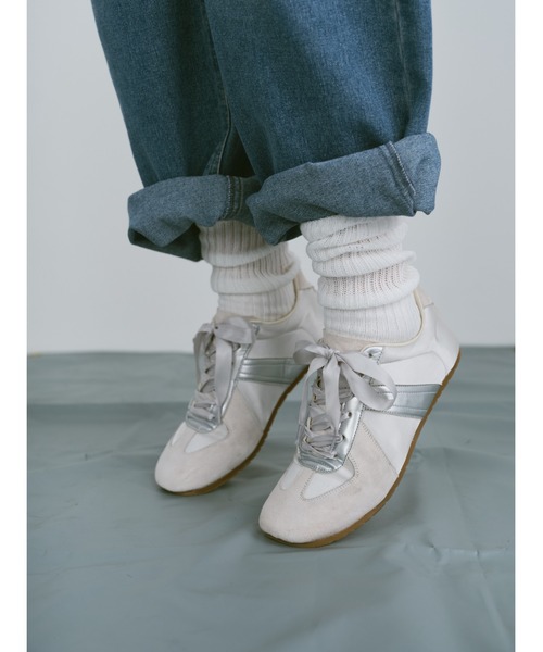 「un/neu」 ローカットスニーカー MEDIUM ブラック系その他 レディース_画像9