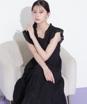 ワンピース 夏 カットワークティアードワンピースの詳細画像2