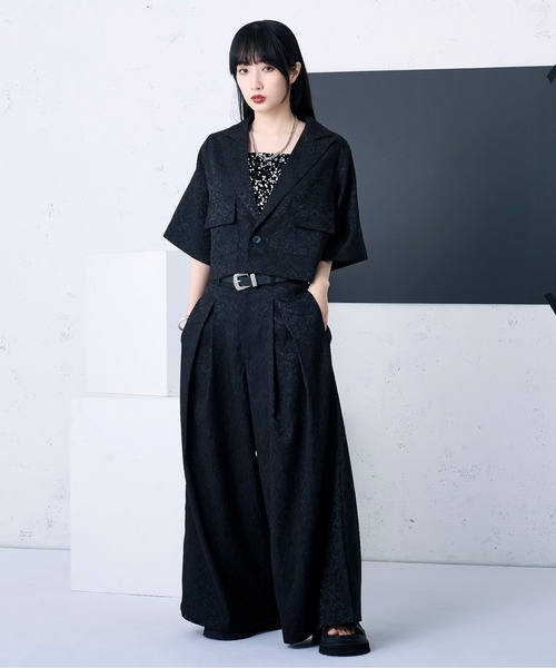 「Ellno Loset」 テーラードジャケット X-SMALL ブルーグリーン メンズ_画像9