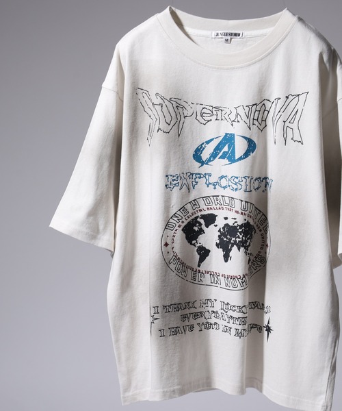 Jungle Storm（ジャングルストーム） tシャツ 加工グラフィックロゴT