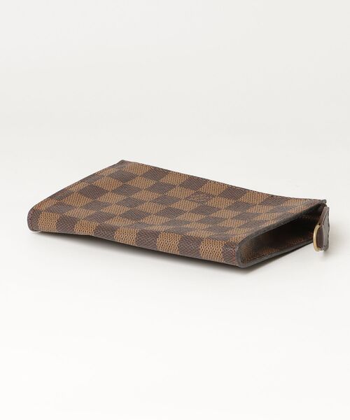 Louis Vuitton ダミエポーチ ブラウン LOUIS VUITTON（ルイ・ヴィトン） ダミエ ポーチ - ブラウン