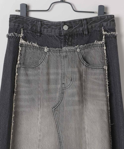 「JEANASIS」 ロングスカート MEDIUM ブラック レディース_画像3