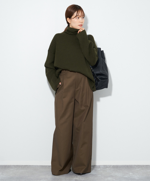 「Plage」 スラックス 36 ベージュ レディース_画像4