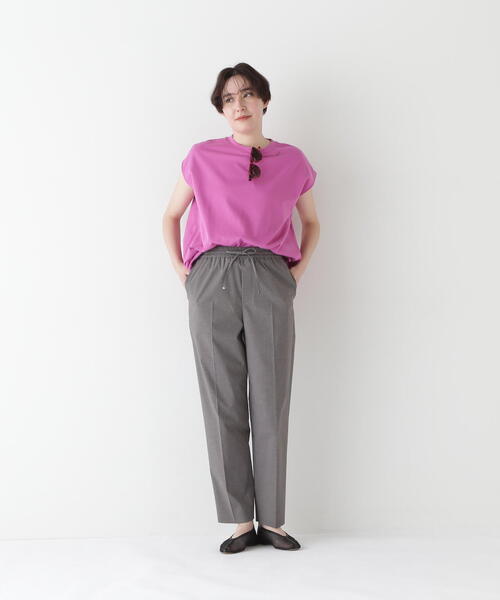 「human woman」 イージーパンツ MEDIUM グレー レディース_画像3