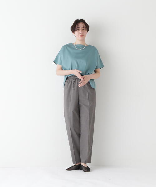 「human woman」 イージーパンツ MEDIUM グレー レディース_画像5