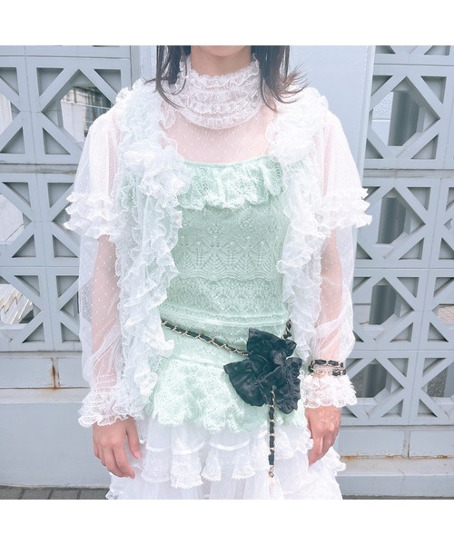 PINK HOUSE（ピンクハウス） キャミソールニット - ピンク レディース