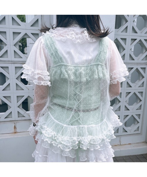 週末セールピンクハウスのニットキャミ PINK HOUSE（ピンクハウス） キャミソールニット - ピンク レディース