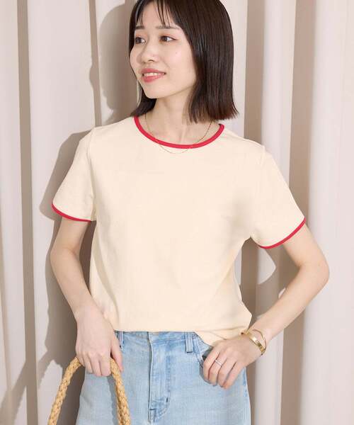 tシャツ 「シリーズあり/12色展開」1dozen コンパクトリンガーTEE レディースの画像