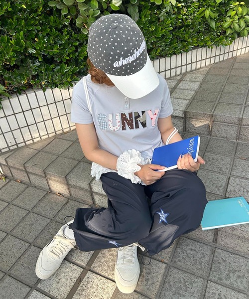 WC tシャツ 半袖 「夏の大本命トップス」アソートボタンパッチワーク