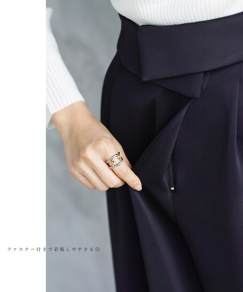 「Emilyan」 パンツ M ネイビー レディース_画像5