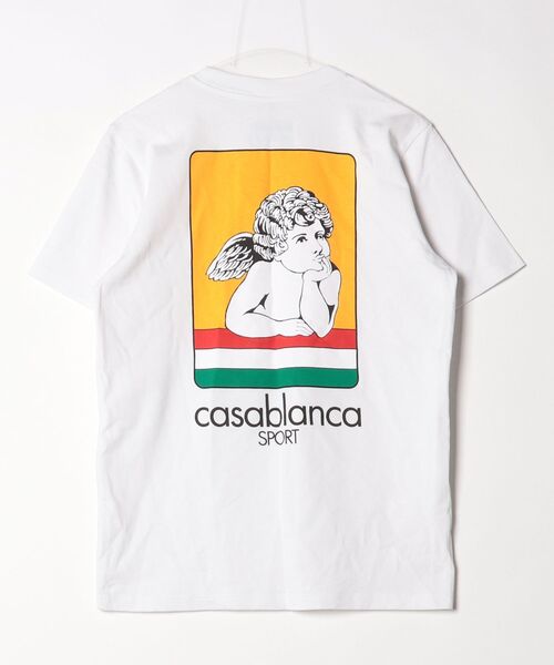 「Casablanca」 半袖Tシャツ S ホワイト メンズ_画像2