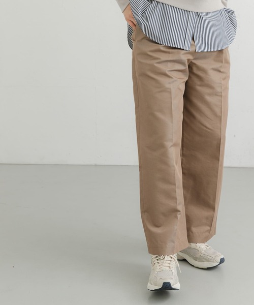 「EKAL」 パンツ ONE ネイビー レディース_画像5