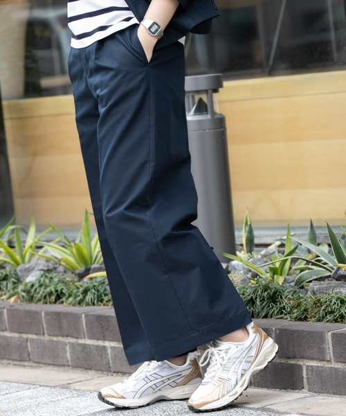 「EKAL」 パンツ ONE ネイビー レディース_画像9