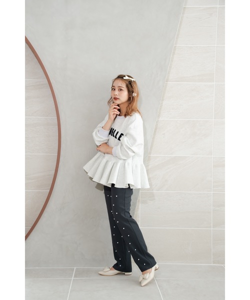 「JUMELLE」 スラックス SMALL グレー レディース_画像5