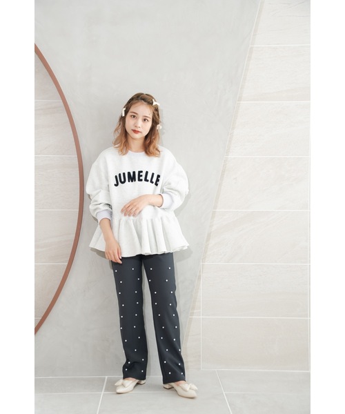 「JUMELLE」 スラックス SMALL グレー レディース_画像6
