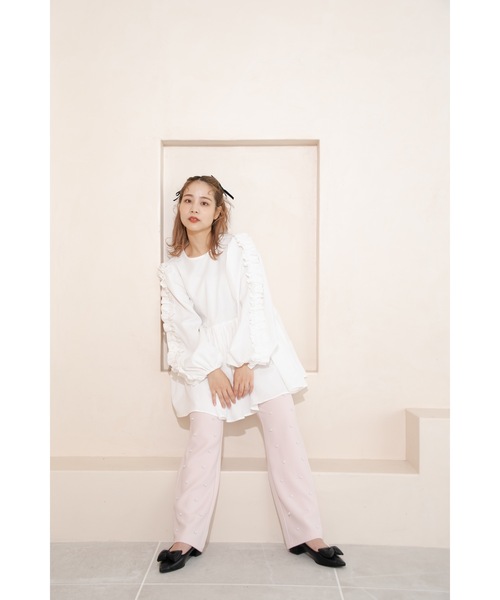 「JUMELLE」 スラックス SMALL グレー レディース_画像8