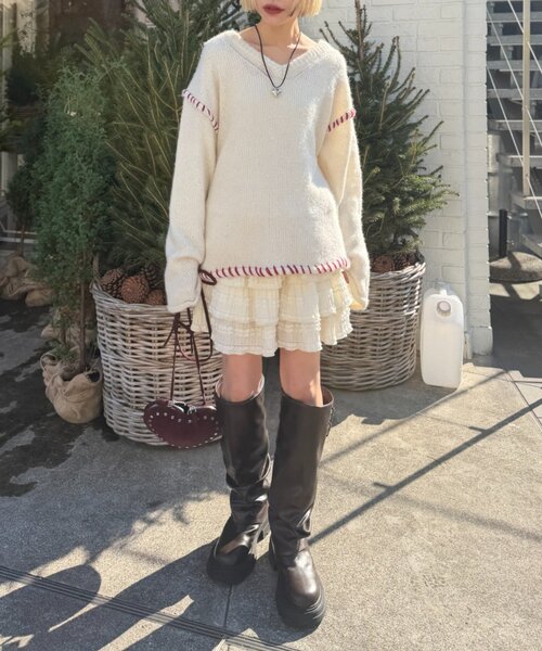 「w closet」 スカート FREE ブラック レディース_画像5