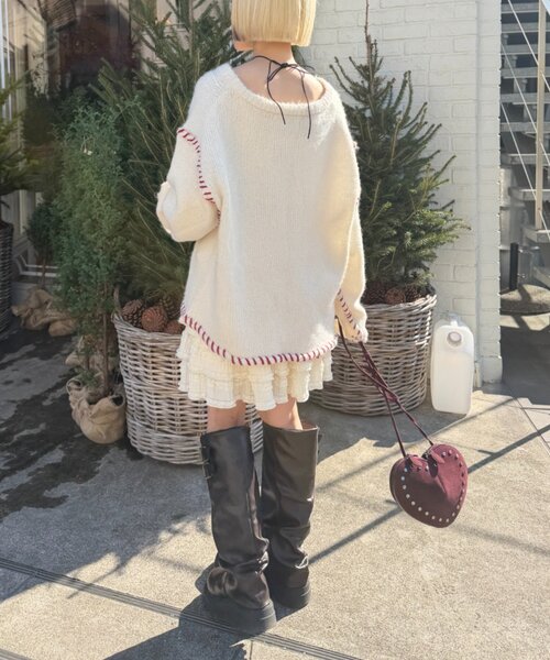 「w closet」 スカート FREE ブラック レディース_画像6