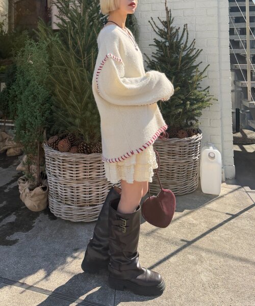 「w closet」 スカート FREE ブラック レディース_画像8