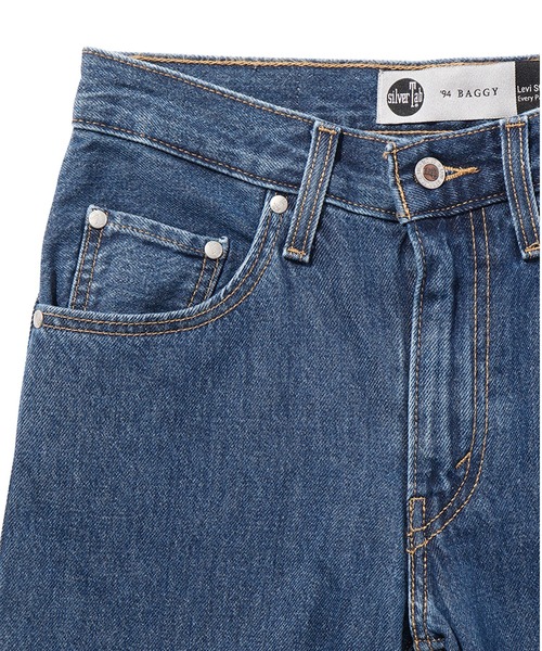 「Levi's」 「SILVER TAB」デニムパンツ 27inch インディゴブルー レディース_画像4