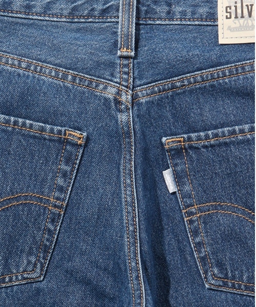 「Levi's」 「SILVER TAB」デニムパンツ 27inch インディゴブルー レディース_画像6