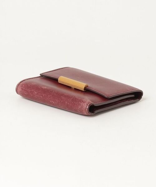 BOTTEGA VENETA（ボッテガ・ヴェネタ） 三つ折り 財布 - レッド